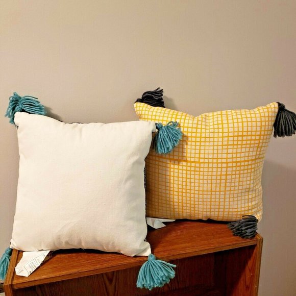 NEW Pillow Set 14 x 14 You are my Sunshine & Leaf - Picture 3 of 7